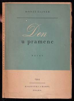 Donát Sajner: Den u pramene