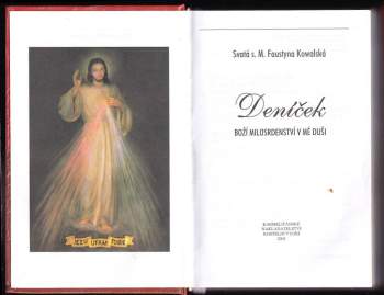 Faustyna Kowalska: Deníček