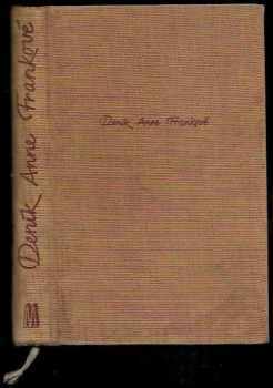 Anne Frank: Deník Anne Frankové