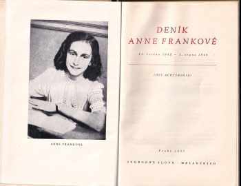 Anne Frank: Deník Anne Frankové