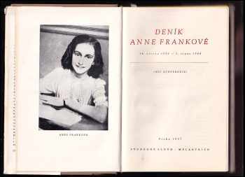 Anne Frank: Deník Anne Frankové