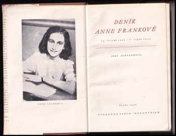 Anne Frank: Deník Anne Frankové