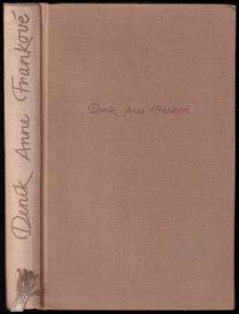 Anne Frank: Deník Anne Frankové