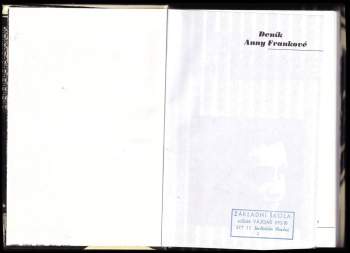 Anne Frank: Deník Anny Frankové