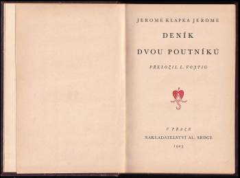 Jerome K Jerome: Deník dvou poutníků