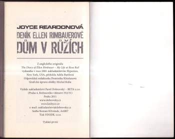 Joyce Reardon: Deník Ellen Rimbauerové