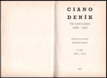 Galeazzo Ciano: Deník