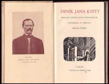 Jan Evangelista Kypta: Deník Jana Kypty, opsaný synem jeho Bernardem