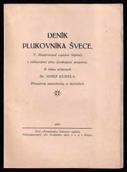 Josef Jiří Švec: Deník plukovníka Švece