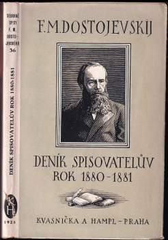 Fedor Michajlovič Dostojevskij: Deník spisovatelův za rok 1880-1881