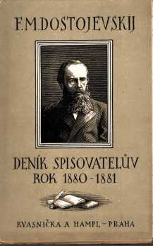 Deník spisovatelův za rok 1880-1881
