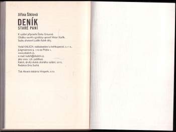 Jiřina Šiklová: Deník staré paní