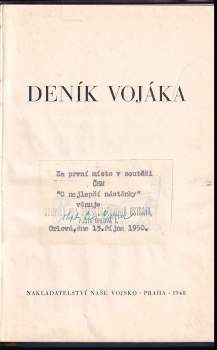 Ludvík Špirk: Deník vojáka