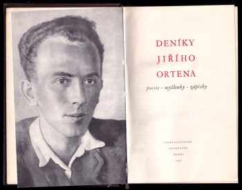Jiří Orten: Deníky Jiřího Ortena
