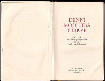 Denní modlitba církve