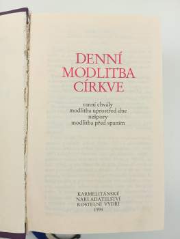 Denní modlitba církve
