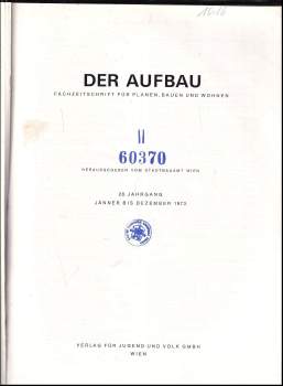 Der Aufbau, NEKOMPLETNÍ ROČNÍK 28., Čísla 1-6