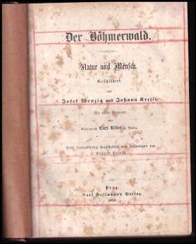 Josef Wenzig: Der Böhmerwald