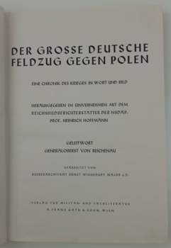 Heinrich Hoffmann: Der grosse deutsche Feldzug gegen Polen