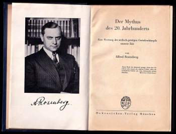 Alfred Rosenberg: Der Mythus des 20. Jahrhunderts