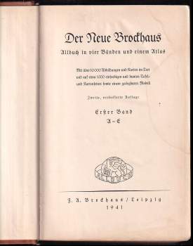 Der Neue Brockhaus - Allbuch in vier Bänden und einem Atlas 1