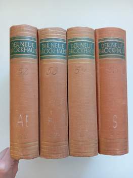 Der Neue Brockhaus - Allbuch in vier Bänden und einem Atlas
