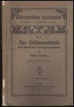 Walter Poenicke: Der Obstbaumschnitt