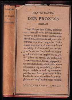 Franz Kafka: Der Prozess - roman