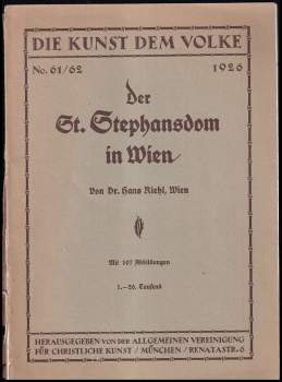 Der St. Stephansdom in Wien Die Kunst dem Volke