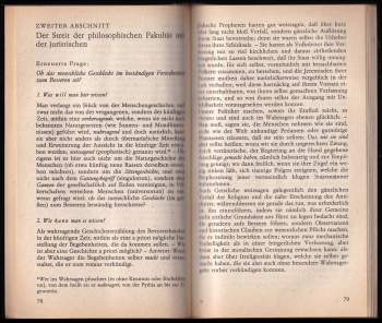 Immanuel Kant: Der Streit der Fakultäten