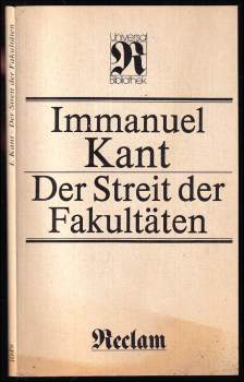 Immanuel Kant: Der Streit der Fakultäten