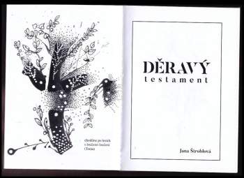 Jana Štroblová: Děravý testament
