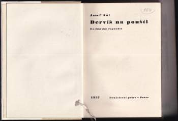 Josef Aul: Dervíš na poušti