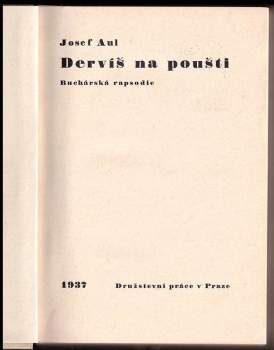 Josef Aul: Dervíš na poušti