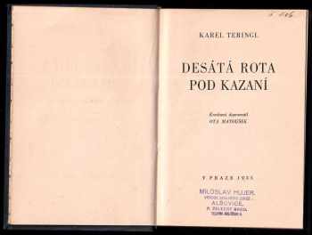 Karel Teringl: Desátá rota pod Kazaní