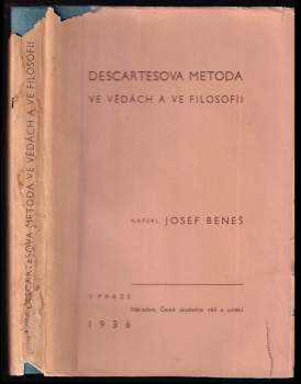 Descartova metoda ve vědách a ve filosofii