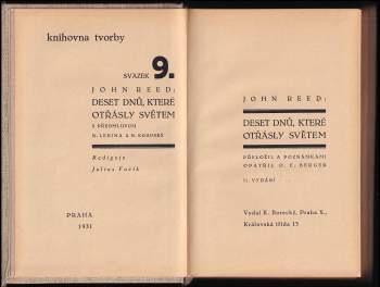 John Reed: Deset dnů, které otřásly světem