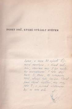 John Reed: Deset dnů, které otřásly světem