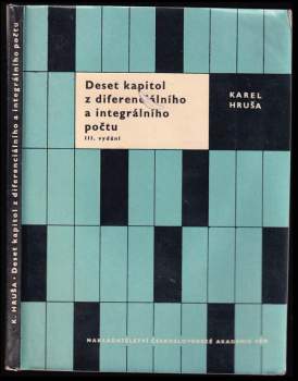 Karel Hruša: Deset kapitol z diferenciálního a integrálního počtu