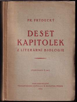 Deset kapitolek z literární biologie