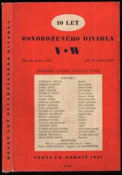 10 let Osvobozeného divadla 1927-1937