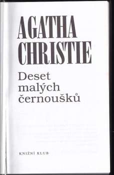 Agatha Christie: Deset malých černoušků