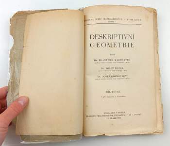 František Kadeřávek: Deskriptivní geometrie