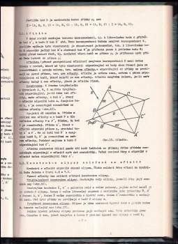 Josef Vala: Deskriptivní geometrie