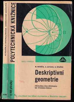 Miroslav Menšík: Deskriptivní geometrie - příručka pro přípravu na vysokou školu