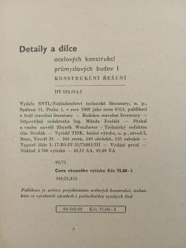 František Lehera: Detaily a dílce ocelových konstrukcí průmyslových budov