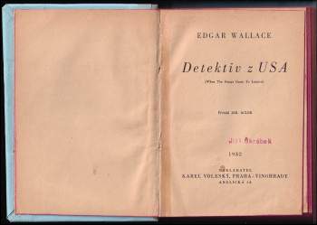 Edgar Wallace: Detektiv z USA