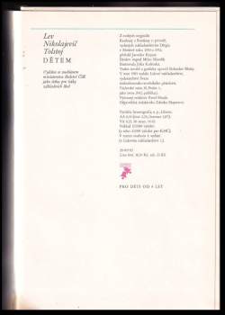 Lev Nikolajevič Tolstoj: Dětem