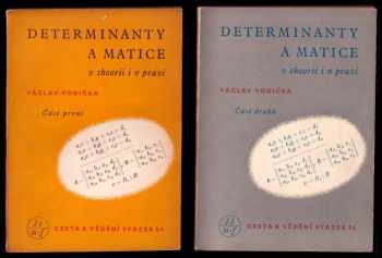 Václav Vodička: Determinanty a matice v theorii i v praxi
