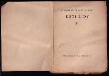 Stanisław Przybyszewski: Děti bídy